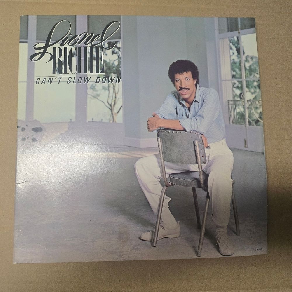 Vintage Lionel Richie Can't Slow Down First Pressing Vinyl